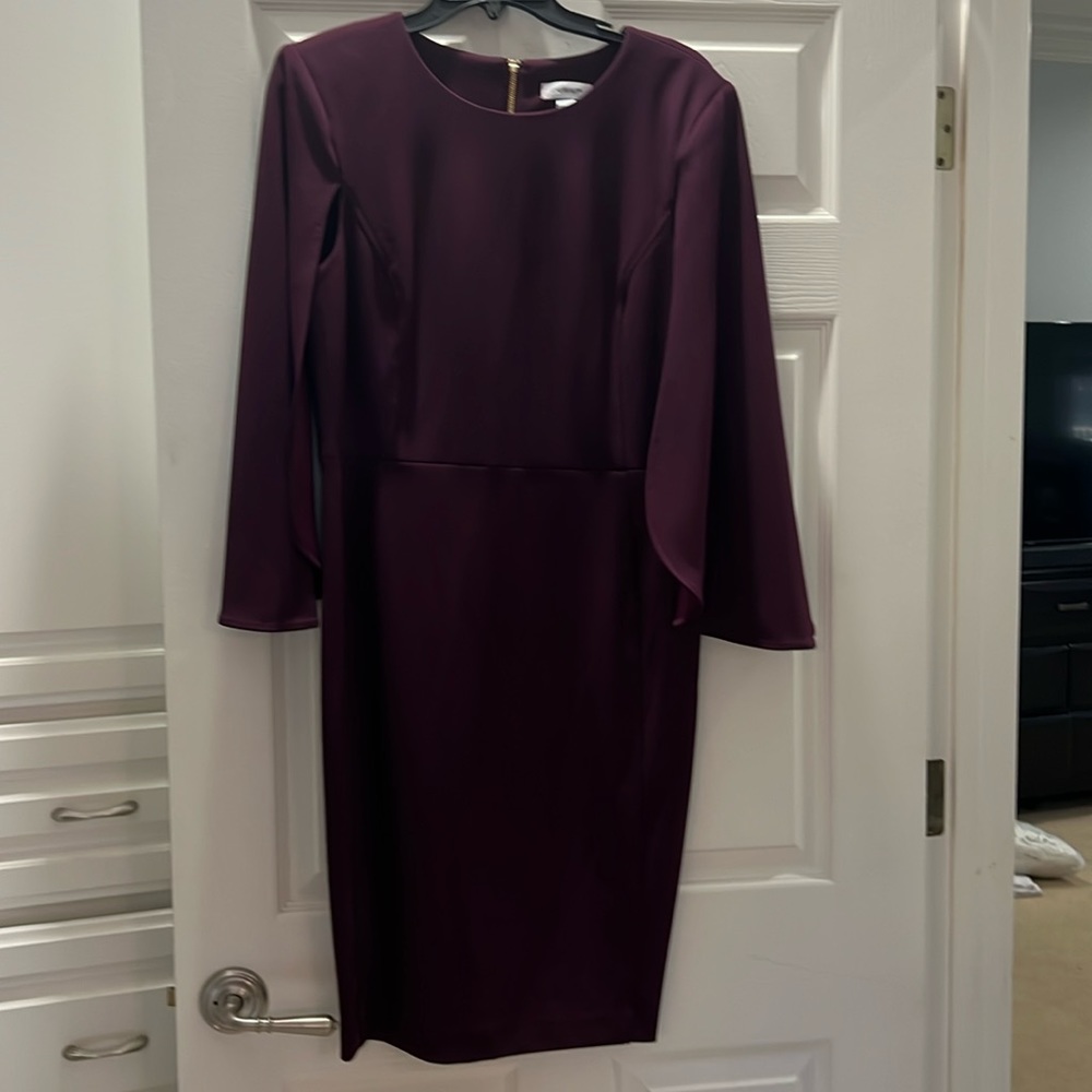 Calvin Klein bat wing dress